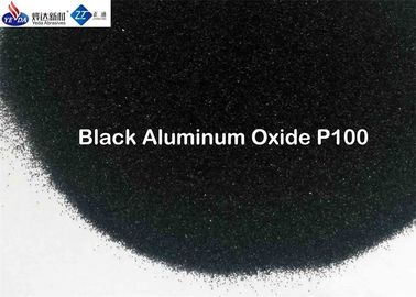 Ossido di alluminio sintetico tagliente di brillamento di sabbia, alluminio nero P100 dell'ossido dello smeriglio per fare le cinghie della sabbia