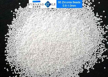95 media della macinazione di biossido di zirconio stabilizzati Yttria dimensione di 1.0mm - di 0,8 per la dispersione della tintura
