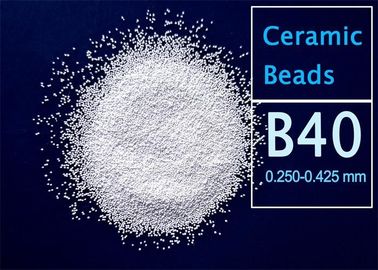 Perla ceramica ZrO2 di 62% che fa saltare media abrasivi B40 che fanno saltare per il brillamento bagnato