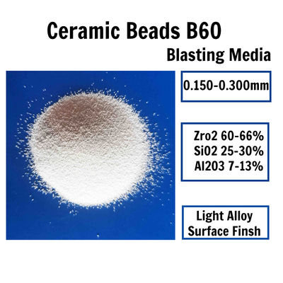 Perla ceramica di biossido di zirconio B60 che fa saltare per la pulizia della muffa