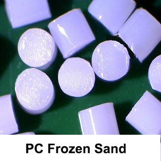 Sabbia congelata PC sbavante criogenica del policarbonato per elettronica &amp; la sbavatura fusa sotto pressione