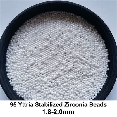 Il biossido di zirconio stabilizzato l'ittrio 95 borda i residui di grande viscosità 2.0-2.2mm stridenti di media 1.8-2.0mm