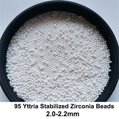 media stridenti ceramici di media 95 della macinazione di biossido di zirconio di 2mm per il materiale della batteria al litio