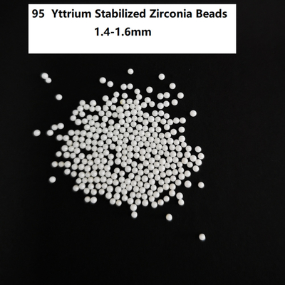 Il biossido di zirconio di 95 Yttria borda le palle stridenti alto Strengnth di biossido di zirconio di 1.4-1.6mm