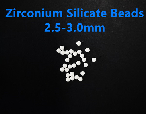 il silicato di zirconio di 2.5-3.0mm borda una dispersione stridente di 65 di biossido di zirconio antiparassitari delle perle