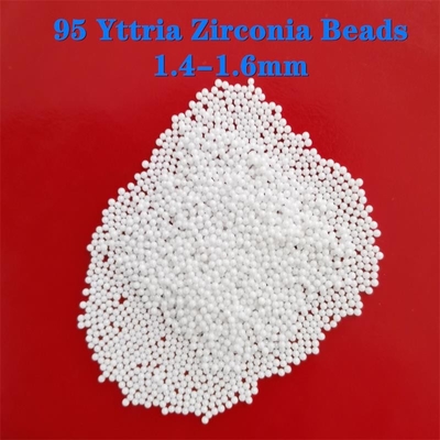 95 media stridenti ceramici delle palle di Yttria hanno stabilizzato i biossidi di zirconio 1,2 - 1.4mm