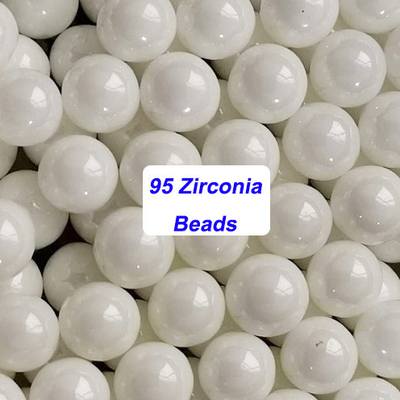 Dimensione delle particelle 0,1-50 mm Circonia media di rettifica con densità vera di 6,05 kg/dm3