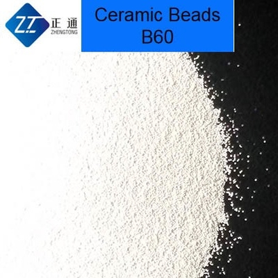Sabbia di brillamento ceramica di biossido di zirconio della conduttura di specificazione di media B60 di alta efficienza