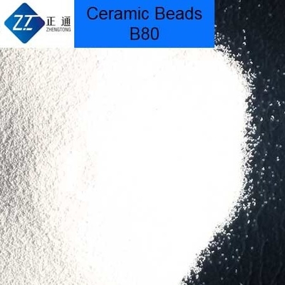 Alto bianco di durevolezza che fa saltare materiale abrasivo, rivestimento leggero di brillamento del metallo di media della perla ceramica
