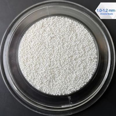 Perle ceramiche della macinazione Ultrafine del biossido di titanio, perle di sinterizzazione di biossido di zirconio della dispersione