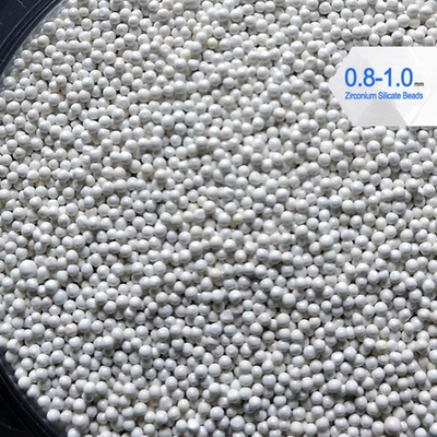 Il silicato di zirconio di alta tensione 900 borda la densità 4g/cm3 di 0.8-1.0mm per la macinazione dell'inchiostro da stampa