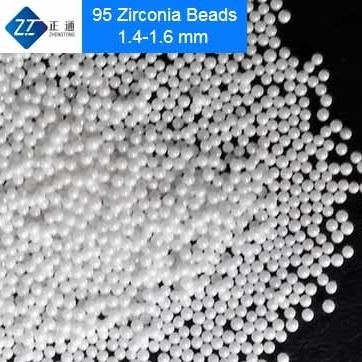95 palle ceramiche dell'ossido di zirconio, bianchi perle dell'ossido di zirconio di 0.2mm - di 0,1 