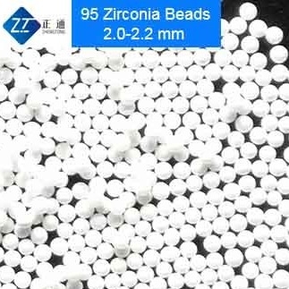 95 palle ceramiche dell'ossido di zirconio, bianchi perle dell'ossido di zirconio di 0.2mm - di 0,1 