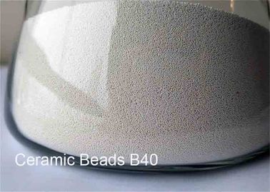 Nessun media di brillamento della polvere bassa del pericolo di silicosi, superficie di metallo della luce B40 che pulisce media ceramici per sbavare 
