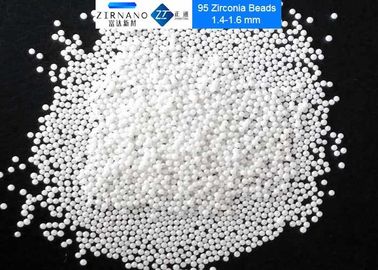 Alta durezza 95 perle 1,4 di biossido di zirconio - 1,6 millimetri di macinazione di biossido di zirconio bordano per dispersione