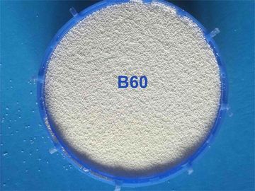 62 - Media di brillamento B60 0,125 - 0.250mm della perla ceramica ZrO2 di 66% per la superficie dell'acciaio inossidabile