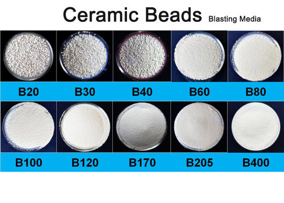 I media di brillamento ceramici sferici di resistenza all'usura 700HV per la lama di coltello acciaio temperato