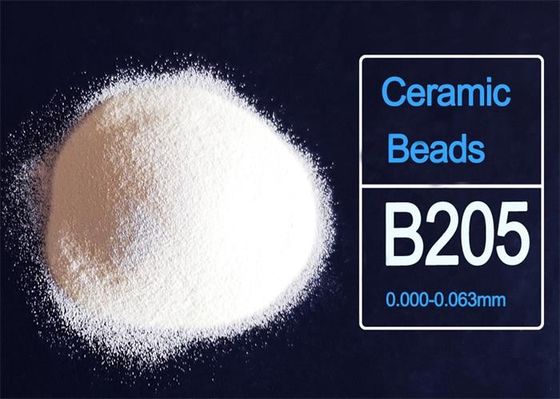 Sabbia di brillamento di biossido di zirconio di media della perla ceramica di B205 B400 per le parti metalliche