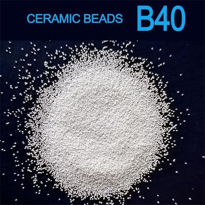 Media ceramici di sabbiatura delle perle di B40 0.425mm per il piatto di acciaio inossidabile