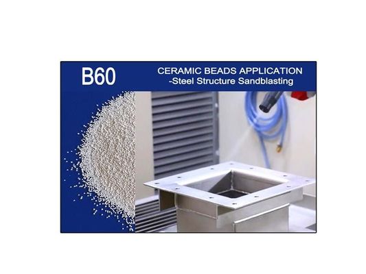 Media abrasivi ceramici ZrO2 che fanno saltare B60 resistenza chimica di dimensione 0.150-0.300mm
