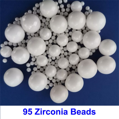 L'ossido di zirconio stabilizzato l'ittrio borda 95 perle di biossido di zirconio di Yttria nella laccatura