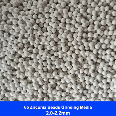 Il silicato di zirconio stridente di media di biossido di zirconio 65 borda 1.8-2.0mm 2.0-2.2mm per pittura