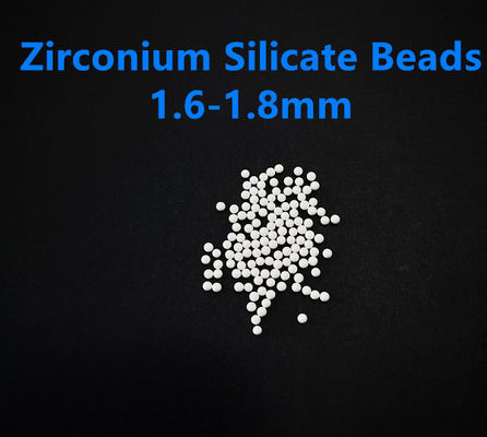 Zirconium Silicate Beads 1.6-1.8mm ZrO2 65% For Paint , Coating , Ink