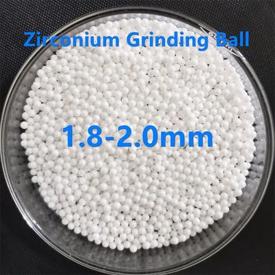 Stabilized Zirconia Ceramic Grinding Balls Media 1.8mm For Painting