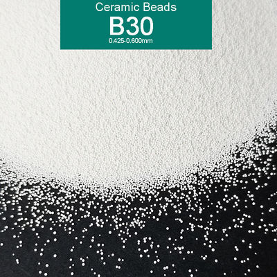 0.600mm B30 Ceramic Abrasive Blasting Media For Glass Bottles Molds Cleaning