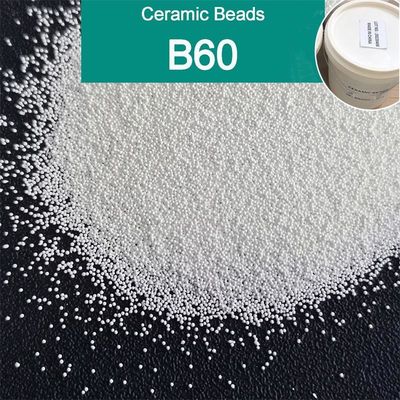 Bulk Density 2.3g/cm3 Ceramic Bead Blasting For Fast And Metal Surface Sand Blasting