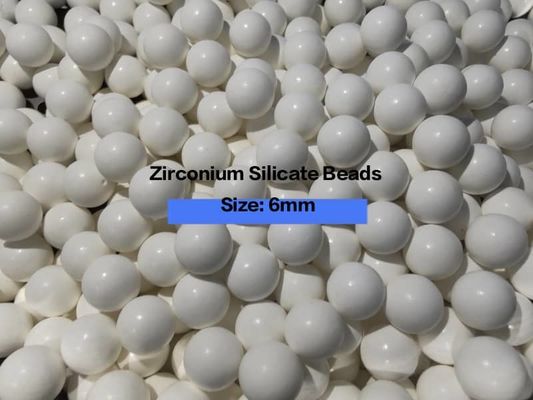 65  Zirconium Silicate Beads 1.6-1.8mm Grinding Media For Painting，Ink