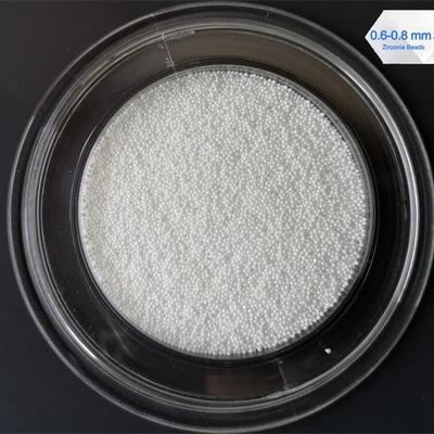 Multi Size Ceramic Grinding Media Balls Shiny White Color Sphere Shape