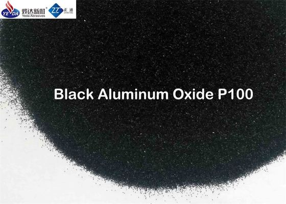 Sharp Synthetic Sand Blasting Aluminium Oxide , Emery Black Oxide Aluminum P100 To Make Sand Belts
