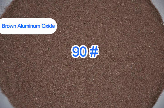 Tilting Furnace Brown Fused Alumina , Bonded Abrasives 80# Grit Aluminum Oxide Sand