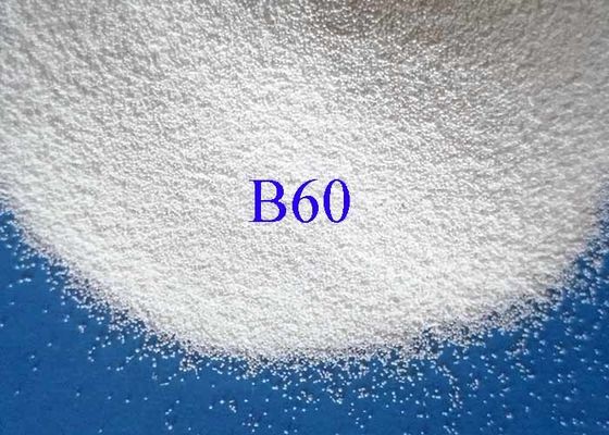 High Efficiency Ceramic Cleaning Media , White Abrasive Media Grit Blasting 