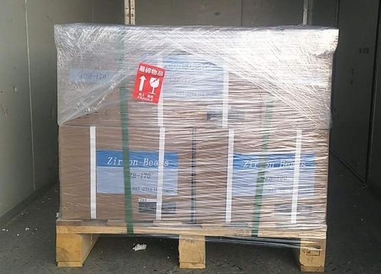 2.3g/cm3 Bulk Density Shot Blasting Beads Z210 Ceramic Beads Blasting Media