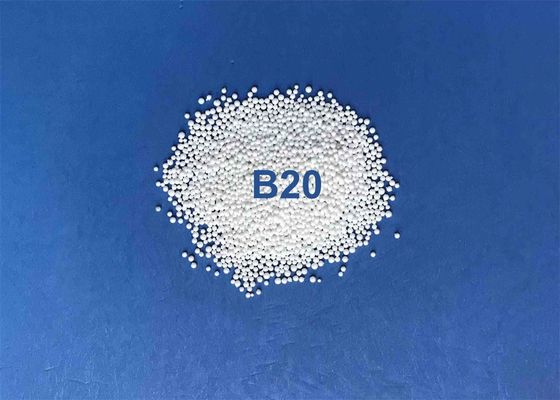 Low Dust Zirnano Ceramic Bead Blasting For Rubber Mold / Glass Mold Cleaning