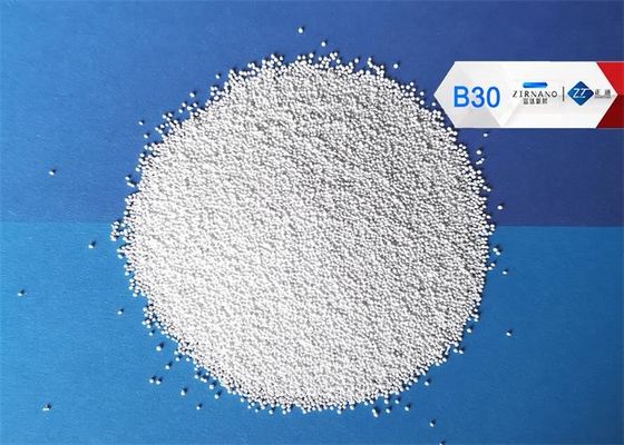 Dust Free Ceramic Bead Blasting Media B30 Sand Blasting Surface Finishing