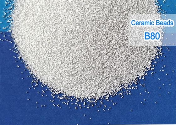 Ceramic Beads B60 B80 Blast Abrasive Media For Tire / Glass Bottles Molds Cleaning