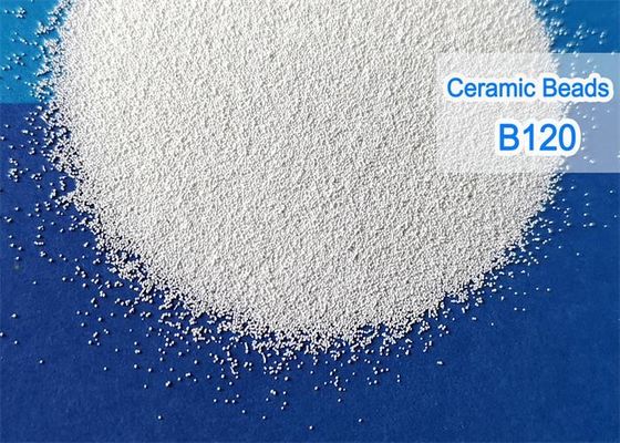 B120 Ceramic Bead Blasting Media For Golf Club / Ball Head Sandblast Surface Finish