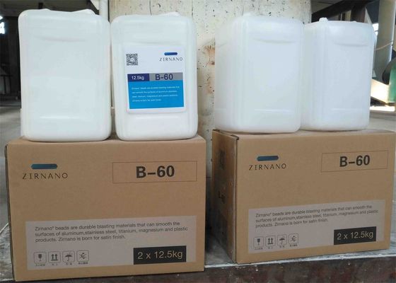 Blasting Ceramic Beads ZrO2 62% size B40 B60 for Glass Bottle Molds Cleaning