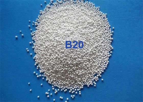Spherical Shape Ceramic Bead Blasting 0.5 - 1.0 KG / Hour For Metal Surface Finish