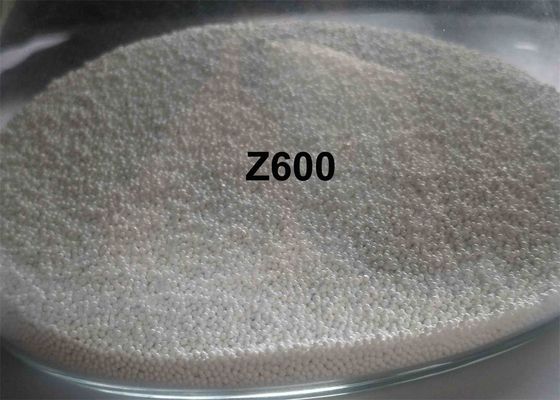 Z300 Z800 Ceramic Shot Peening Beads Blasting Media Spherical White Color