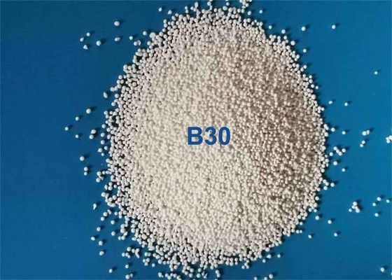 Iron Free Zirconia Beads Abrasive Media Blasting B40 250 - 425 μM For Metal Surface Finish