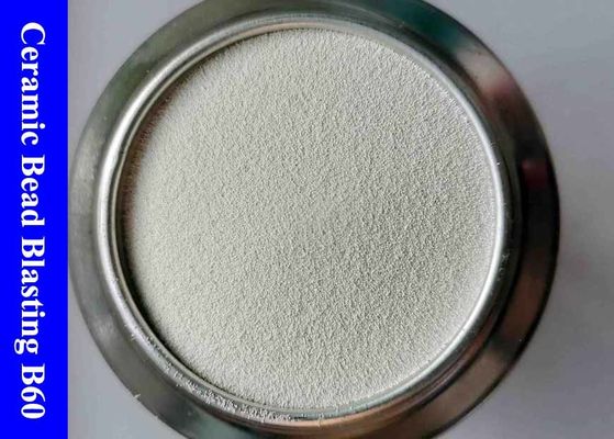 Microblast Ceramic Bead Blasting Media B60 150-300μm B120 63-125μm For Metal Finish