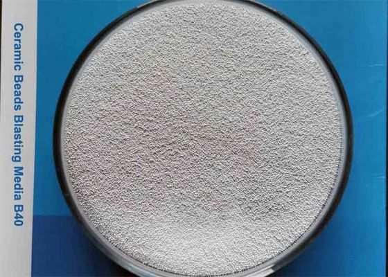 60-66% ZrO2 Zirconia Beads Abrasive Blasting Media B20 B40 B60 B120 B205 B400 For Metallic Parts