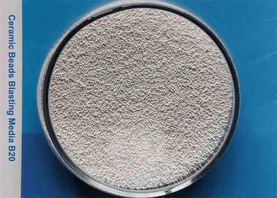 Ceramic Beads Microspheres Blasting Media B120 63-125μM Satiny Effect In Metallic Surface