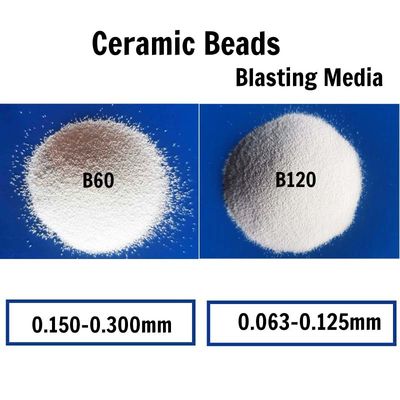700HV Good Sphericity 85% Zirconia  0.125mm B120 Ceramic Blasting Media