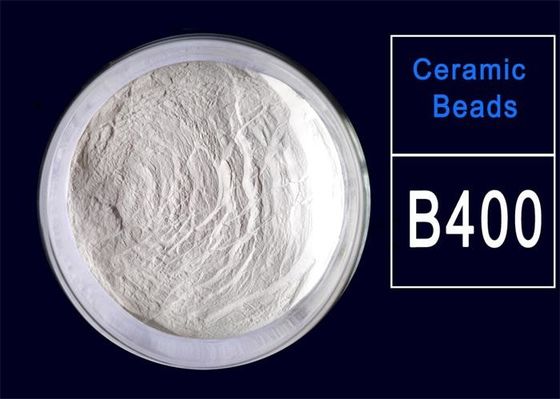 Stainless Steel Finish B400 Ceramic Beads Blasting Media packed in 25kgs 55lbs barrels