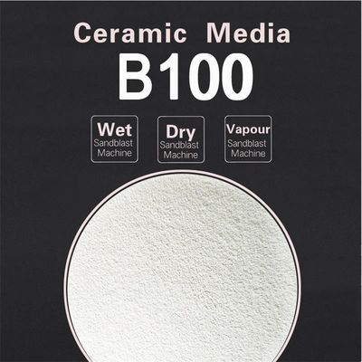 JZB100 size 106-180μm 3C Products Sandblasting media Ceramic Beads